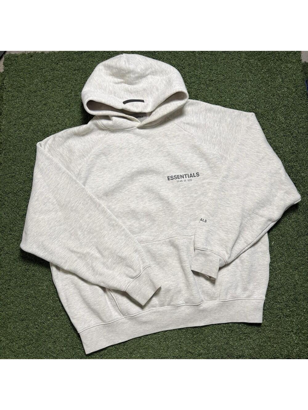 Essentials Fear Of Gods Hoodie Men Size Large Oversized Streetwear Fleece Y2K